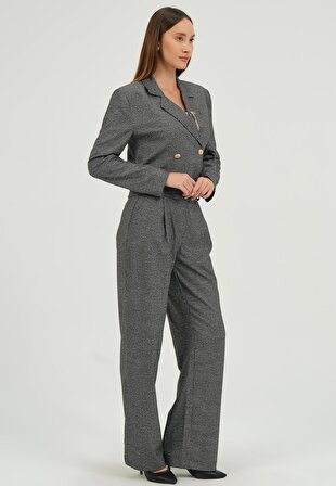 Basics&More Kadın Blazer Ceket Pantolon Takım Elbise 2379