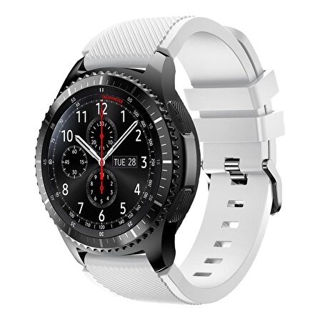Bipower E2M  Samsung Watch uyumlu  22Mm Krd-12 Frontıer Silikon Bey