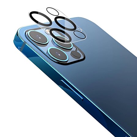 Binano 3D Anti-Exposure Iphone 12 Pro Kamera Koruyucu