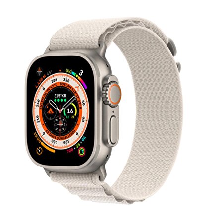 E2M Apple Watch Uyumlu 42-44-45-49MM KRD-26 ALPINE KIRMIZ 