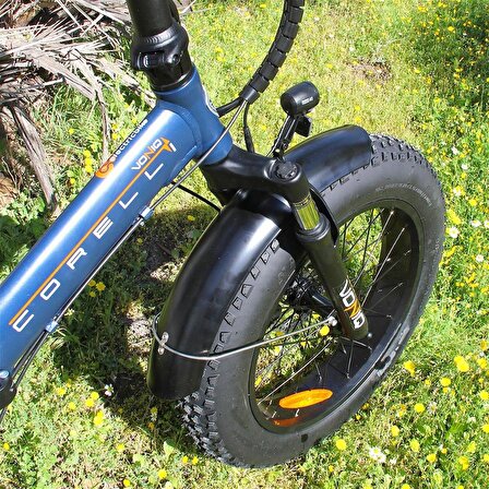 Corelli Voniq 20 Jant 42 Folding Fat Bike Elektrikli Bisiklet Lacivert