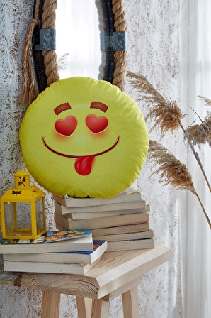 Komfort Home Emoji Yastık Q 35x15CM / EMJ8