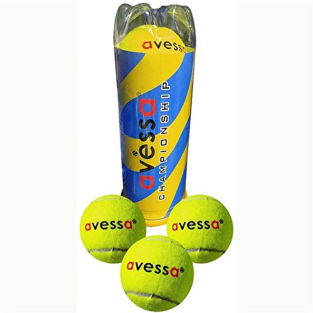 Avessa TT-500 Tenis Topu 3'lü Paket Sarı