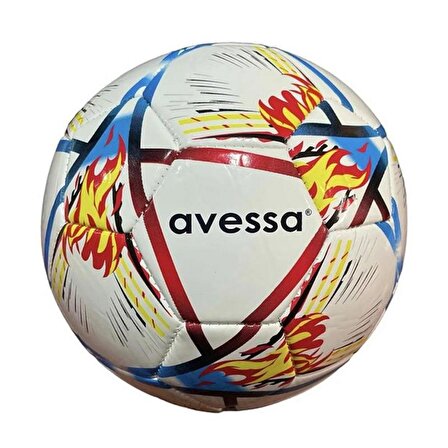 Futbol Topu Avessa No:5 Beyaz/Mavi