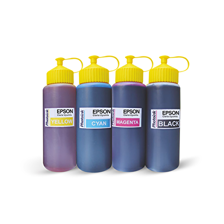 EPSON  EcoTank L3151 için 4renk 500ML Photoink Mürekkep