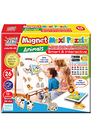 Jagu Magnet Maxi Puzzle Hayvanlar