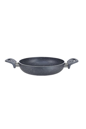 Granit 22 Cm Yumurta Tavası Yanmaz Yapışmaz Çizilmez Çift Kulp Omlet