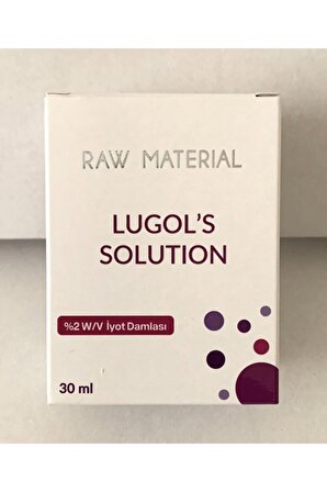 Lugol's Solution Iyot %2 Damla 30 Ml