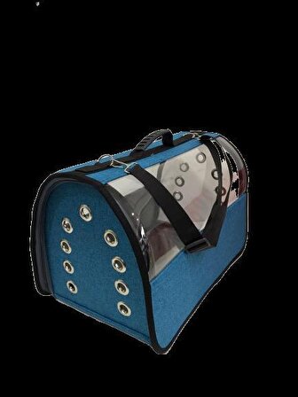 Flaybag Şeffaf Çanta Büyük Boy Mavi 30x30x49 CM