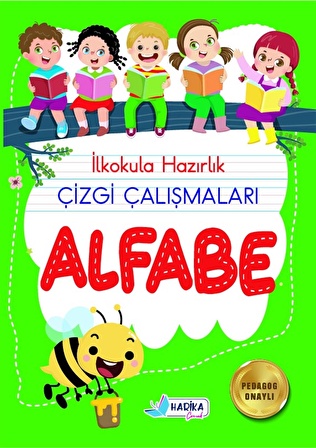 5-6 Yaş İlkokula Hazırlık Çizgi Çalışmaları Seti 5 Kitap 160 Sayfa