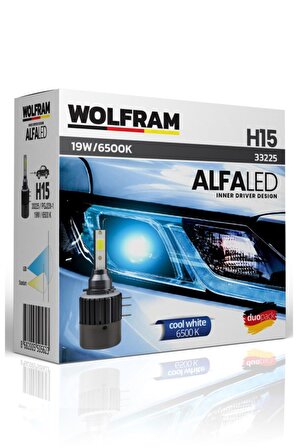 WOLFRAM Alfa H15 Led Far Ampul Takımı