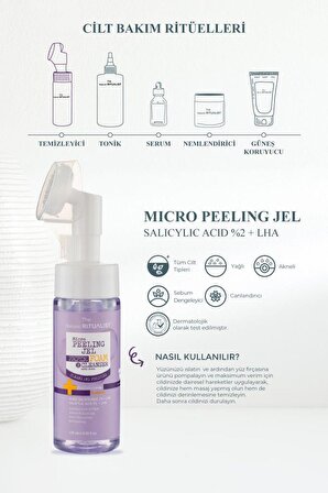 Akneye Eğilim Gösteren Ciltlere Özel Micro Peeling Köpük Jel 175 Ml (salicylic Asit %2 + Lha)