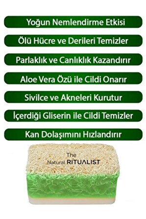 The Natural Ritualist  Doğal Kabak Lifli Aloe Vera Sabunu 130 Gr
