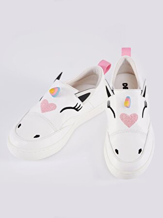 Unicorn Beyaz Kız Sneakers