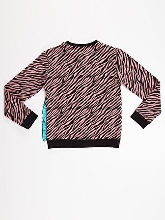 Zebra Kız Sweatshirt