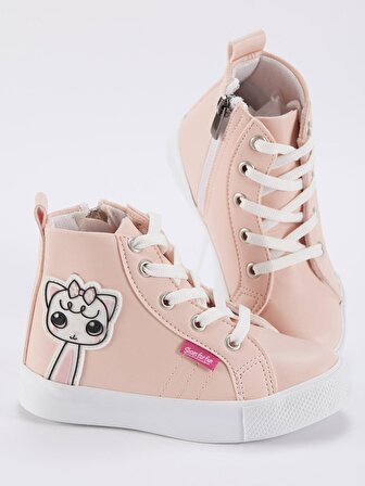 Kedicik Pembe Kız Sneakers