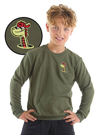 Dino Erkek Çocuk Sweatshirt