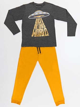 Ufo Erkek Çocuk T-shirt Pantolon Takım
