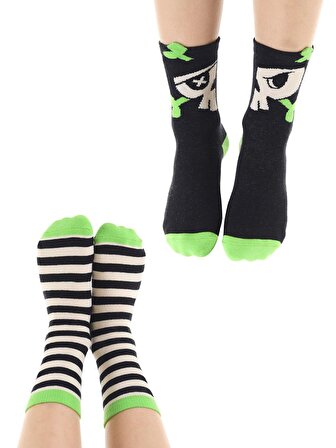 Korsan Erkek Çocuk 2’li Soket Çorap Takım