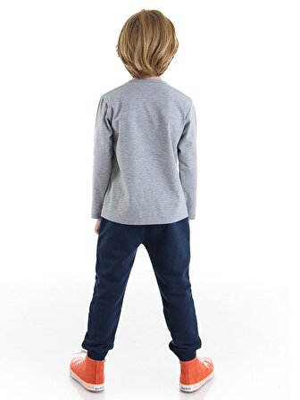 Geometrik Tilki Erkek Çocuk T-shirt Pantolon Takım