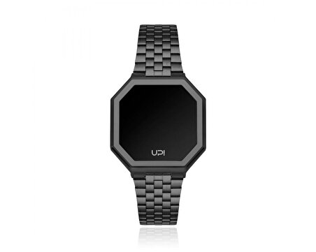 Upwatch İsim Yazılabilir Edge Mini 33mm Shiny Black And Black Kadın Kol Saati