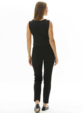 Selen Normal Bel Standart Siyah Kadın Pantolon 23KSL5070