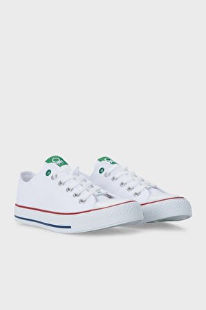 Benetton Erkek Spor Ayakkabı BN-30177 19-Beyaz