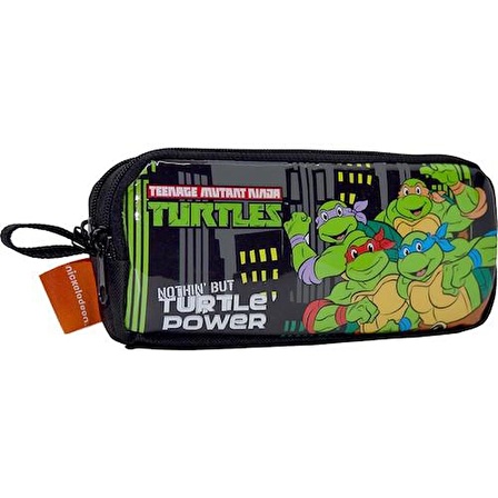 Ninja Turtles Kalem Çantası Okul Çift Bölmeli