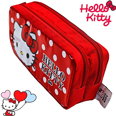 Hello Kitty Lisanslı 2 Bölmeli Kalemlik ( Kod:2233)