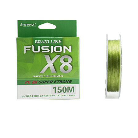 Remixon Fusion 150m ip Misina X8 Sarım Green İp Örgü Yeşil