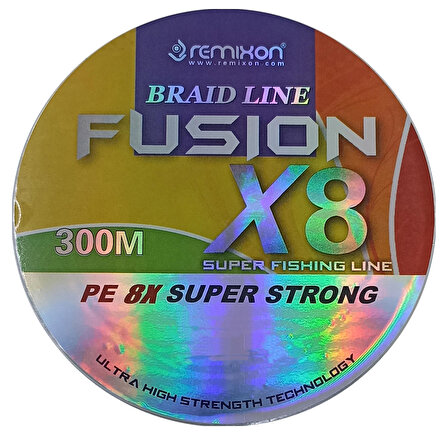 Remixon Fusion X8 300m Multicolor Renkli İp Misina