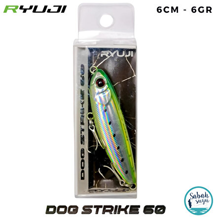 Ryuji Dog Strike 6cm 6gr Green Chart