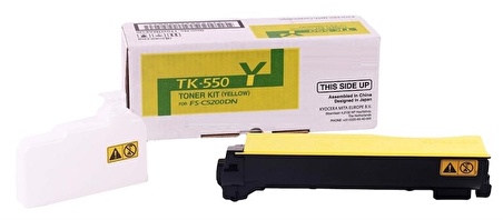 Tonersepeti Kyocera Mita TK-550 Sarı Muadil Toner