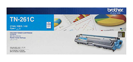 Tonersepeti Brother TN-261 Mavi Orjinal Toner