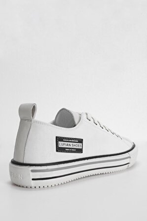 Laggero Triko Spor Ayakkabı Beyaz