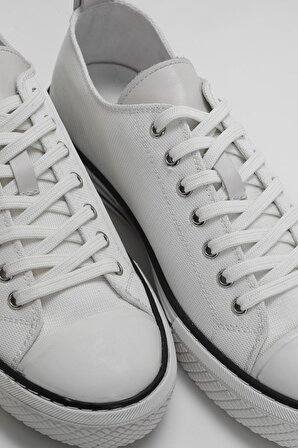 Laggero Triko Spor Ayakkabı Beyaz