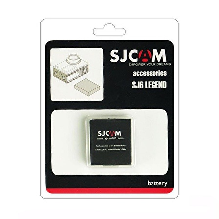 SJCAM SJ6 Legend Orjinal Batarya Pil