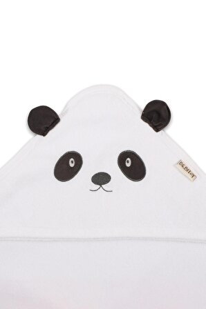 Bebitof 40019 Panda Desenli Banyo Havlusu
