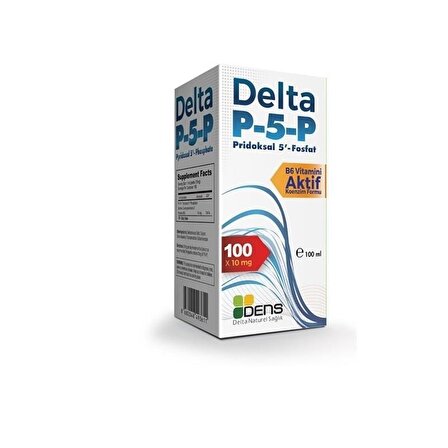 Delta P-5-P Pridoksal 5 Fosfat - Vitamin B6 Şurup 100ml