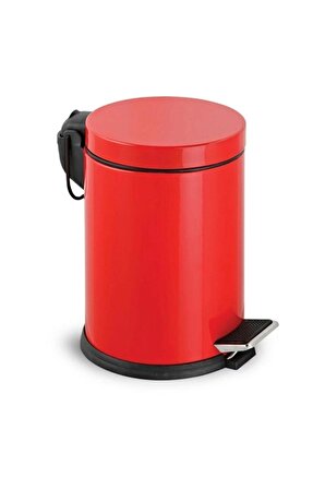 Hiper Pedallı Çöp Kovası 12 Lt - Kırmızı