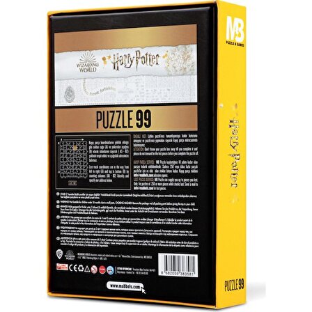 Mabbels Harry Potter 3+ Yaş Büyük Boy Puzzle 99 Parça