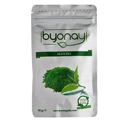 Byonay Matcha (yeşil çay pudrası) 50 gr