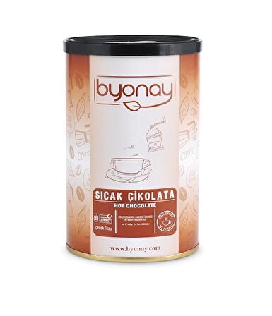 Byonay Sıcak Çikolata İçecek Tozu 400 Gr Teneke