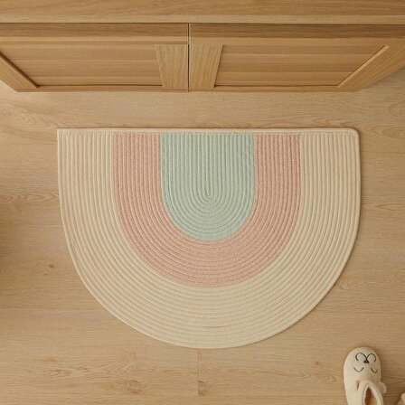 Ocean Home Textile Çocuk Odası Yıkanabilir Pamuklu Paspas 71 x 50 cm