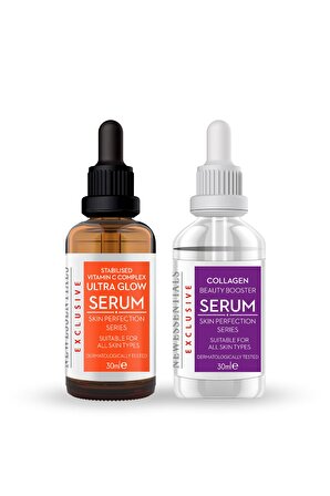 2'li Avantajlı Bakım Seti - C Vitamini Serum + Kolajen Serum