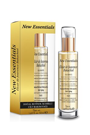 New Essentials Nemlendirici ve Anti-Aging Etkili Gece Cilt Bakım Yağı (Doğal Retinol+Squalane)-50 ml