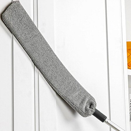 TOZ ALMA APARATI - Sihirli Mikrofiber Başlıklı Girintili Yüzey Dip Köşe Raf Temizleme Mopu 