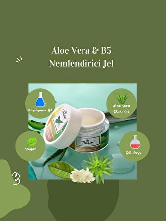 Aloe Vera & Provitamin B5 Yüz ve Göz Çevresi için Jel 30 ml