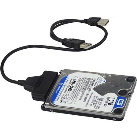 2.5 İNÇ SATA HDD KABLOSU HARD DİSK USB SSD LAPTOP 2,5 SERIAL ATA 