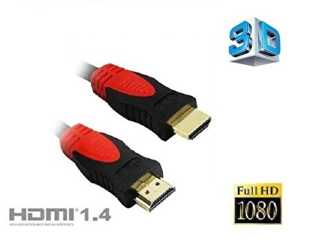 HDMI Kablosu Altın Uçlu 1.4b 3D Full HD 1.5 Metre HDMI Kablosu